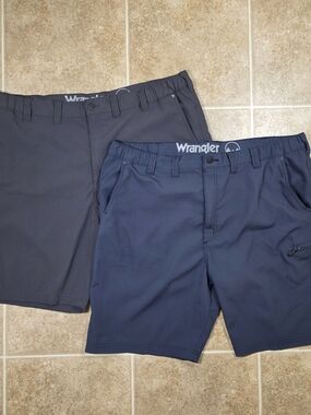 Wrangler Outdoor Shorts Size 44 Bundle Blue Gray Performance Utility